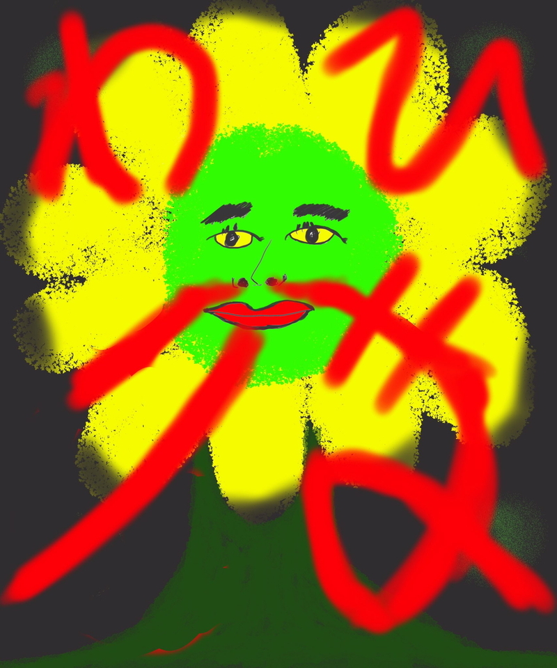 頭のおかしなイラスト